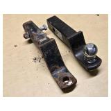 Reese 6000 lb 2" Trailer Hitch Ball and Rusted Adjustable Hitch