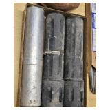 Lincoln Electric Fleetweld 37 Welding Electrodes 6013, Forney Welding Helmet, and Electrode Storage Tubes