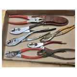 Craftsman, Crescent, Truecraft, and Fuller Pliers Set including Slip Joint Pliers