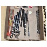 Assorted Drill Bits and Woodworking Tools