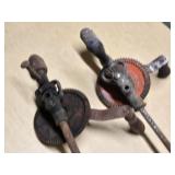 Antique Hand Crank Drills