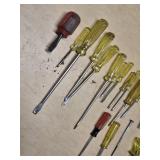 Lot of Mixed Screwdrivers and Hand Tools including Phillips and Flathead