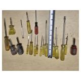Lot of Mixed Screwdrivers and Hand Tools including Phillips and Flathead
