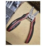 Electrical Tool and Supply Set including Crimping Tool, Wire Strippers, and Voltage Tester Kit