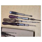 Lot of Vintage Screwdrivers and Hand Tools