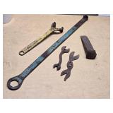 Set of Vintage Wrenches and Tools