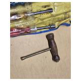K-T Tools 7 Piece Nut Driver Set and 41 Piece Ratchet Driver Set with Bits and Sockets