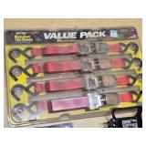 Keeper Ratchet Tie-Downs and Highland Bungee Cord Set