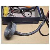 Oil Filter Wrench, Funnels, and Flexible Spout Funnel
