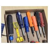 Assorted Screwdrivers and Bit Sets including Plymouth Forge, Energetools, and More