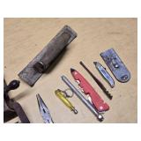 Hammer, Pliers, and Utility Knives