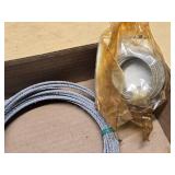 Galvanized Steel Wire, Sandpaper Roll, and Various Cable Items