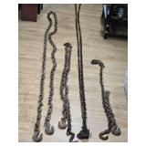 Heavy Duty Chains with Hooks - 160", 216"