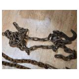 Heavy Duty Chains with Hooks and Connectors - Long one is 160"