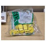 Fi-Shock SS-525CS Light Duty Fence Energizer and DARE Snug Super T-Post Insulator Set