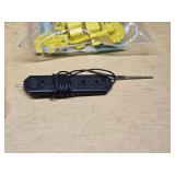 Fi-Shock SS-525CS Light Duty Fence Energizer and DARE Snug Super T-Post Insulator Set