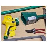 Nelson Metal Oscillating Sprinkler, Miracle-Gro Spray Nozzle, Garden Tools, and Accessories