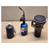 Bernzomatic TS4000 Torch, Coleman SportCat Heater, and Propane Canister Lot