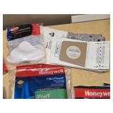 Vacuum and Filter Accessories including Honeywell, Bissell, and Hoover Bags
