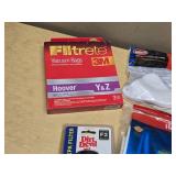 Vacuum and Filter Accessories including Honeywell, Bissell, and Hoover Bags