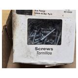 Assorted Hardware Items including Bolts, Nuts, Screws, Washers, and Nails