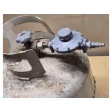 Propane Tank with Regulator feels about 1/2 Full