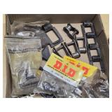 John Deere and D.I.D. Replacement Parts Box with Bolts, Washers, Bearings, and Chain Links