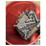 John Deere and D.I.D. Replacement Parts Box with Bolts, Washers, Bearings, and Chain Links