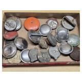 Radiator and Fuel Caps Assortment with Various Styles and Colors