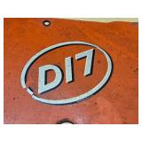 Allis-Chalmers D17 Tractor Parts including Side Panel and Exhaust Cover