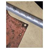 Allis-Chalmers D17 Tractor Parts including Side Panel and Exhaust Cover