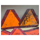 Reflective Slow-Moving Vehicle Warning Triangles