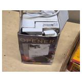 Electric Can Opener, Door Hanger, and Printing Plate