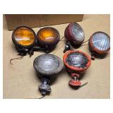 Vintage Tractor or Vehicle Lights Lot