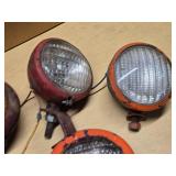 Vintage Tractor or Vehicle Lights Lot