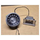 Vintage Speedometer and Clock for Vehicle