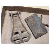 Hudson Cast Iron Foot Pedal and Mounting Bracket