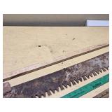 Vintage Hand Saw and Rulers Lot including John Deere and Affinity Plus Promotional Rulers