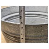 Wheeling Corrugating Company Metal Tub