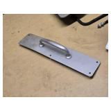 Side Mirrors and Metal Plates Including Mirror with Handle