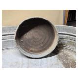 Galvanized Metal Wash Tub with Basin