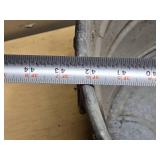 Galvanized Metal Wash Tub with Basin