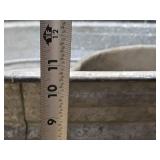 Galvanized Metal Wash Tub with Basin