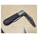 Lot of Pocket Knives including Barlow and Sabre Vintage Knives