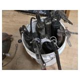 Lot of Grease Guns in a Bucke