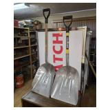 Ames and Other Aluminum Grain Shovesl