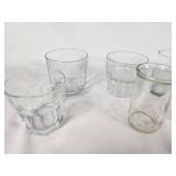Assorted Glassware Set including Various Sizes and Styles
