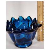 Blue Murano Glass Decorative Bowl