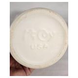 McCoy USA Ceramic Vase with Grape Design - 7"