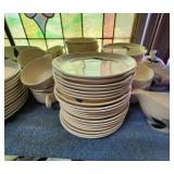 Set of Genuine Handpainted Dinnerware - Underglazed, Detergent Proof